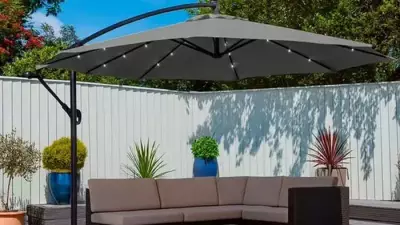 Summer Garden Prep: Debenhams' LED Parasol Deal Saves Over 50%