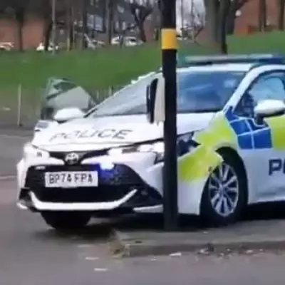 Three Injured in Police Car Collision on Birmingham's Newtown High Street