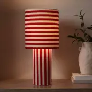 Dusk's Lucia Striped Table Lamp Praised by Shoppers, Now Under £22 with Discount