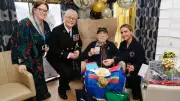 Ex-Royal Marine's 100th Birthday Sparks Community Card Avalanche in Southport