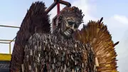 Knife Angel Sculpture Arrives in Plymouth for Anti-Violence Education