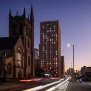 Linear Living Proposes 24-Storey Tower with 251 Homes in Manchester's Green Quarter