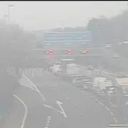 M5 Crash Causes Major Delays: Multi-Vehicle Collision and Spillage Reported