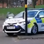 Three Injured in Police Car Collision on Birmingham's Newtown High Street