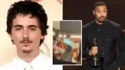 Timothée Chalamet's Viral Reaction to Michael B. Jordan's Oscar Win Captured on Camera