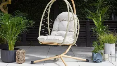 Dunelm Sydney Egg Chair Now £124: Save £75 on This Foldable Garden Seat