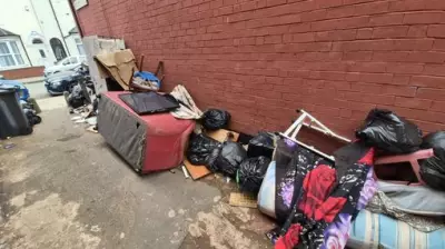 Fly-Tipping Crisis in Balsall Heath: Rubbish Piles Up on Ombersley Road