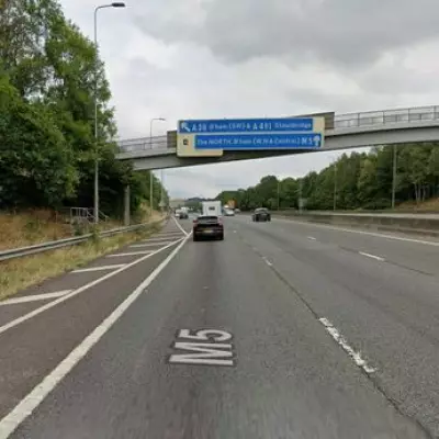 M5 Motorway Near Birmingham to Close for Nine Nights for Resurfacing