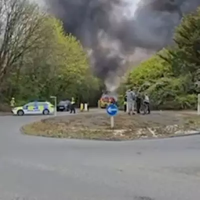 Major Birmingham Scrapyard Fire Sends Smoke Billowing Across City