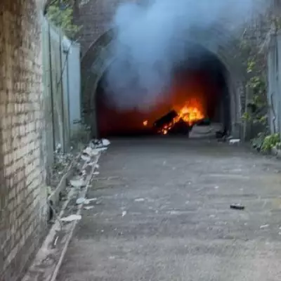 Major Fire Erupts in Birmingham Tunnel Residents Fear to Use