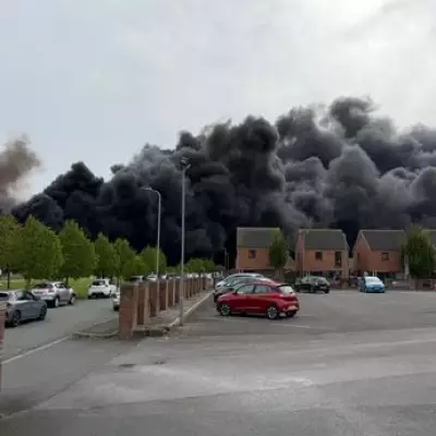 Major Fire in Port Talbot Sends Black Smoke for Miles