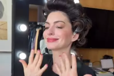 Recreate Anne Hathaway's Red-Tip French Manicure from The Devil Wears Prada 2