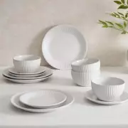 Dusk Slashes Price of Ethan Embossed Dinner Set to £36 in Easter Sale