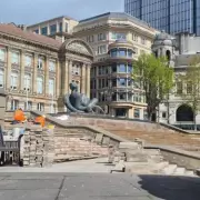 Floozie Steps Removed as Birmingham's Victoria Square Transformation Progresses