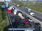 M6 Northbound Lanes Shut After HGV Crash Causes Major Oil Spill