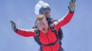 Nurse's Partner Skydives for Stepping Hill Hospital NICU Appeal