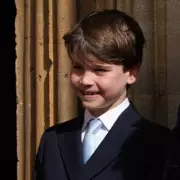 Prince Louis Shares Sweet Moment With King Charles at Easter Service