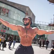 Shirtless 'Mr Muscle' Reveals Mission Behind Viral Fame in Birmingham