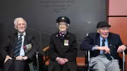 WWII Veteran, 103, Honors Fiancé at Bomber Command Centre