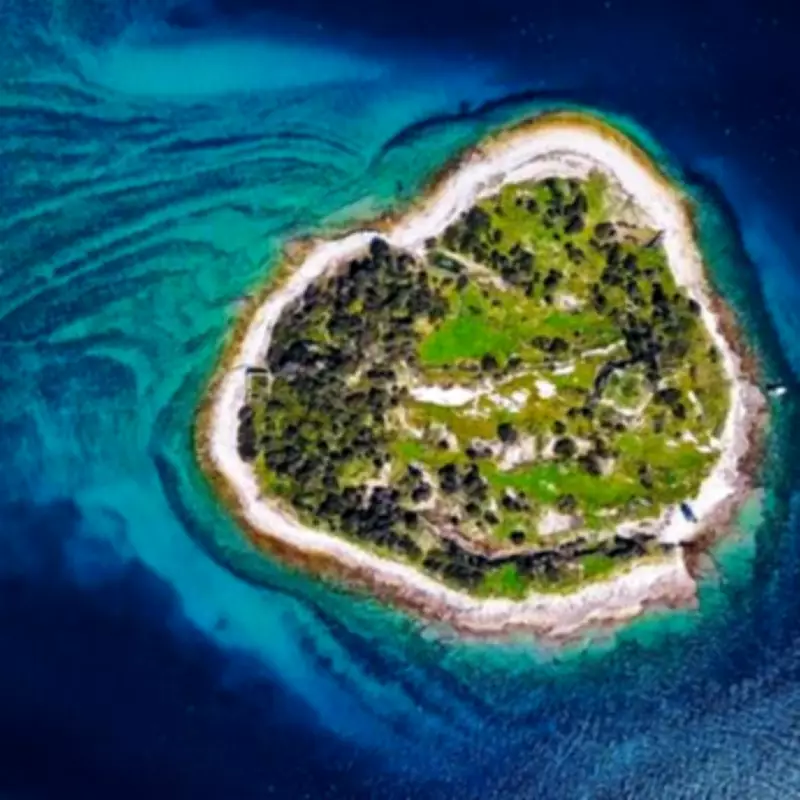Bizarre Croatian Island with Giraffes and Dinosaur Footprints Accessible from Birmingham