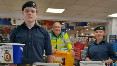 Air Cadets Raise Funds for Defibrillator in Rawtenstall