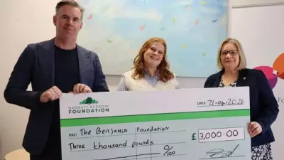 Barratt and David Wilson Homes Donates £3,000 to Benjamin Foundation