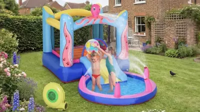 Best Garden Toys for Kids: Bouncy Castle, Sandbox & Swingball Deals