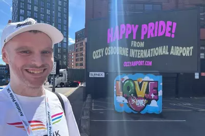 Birmingham Pride Billboard Backed by Ozzy Airport Campaigner