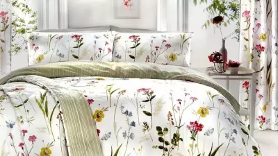 Dunelm's Hand Painted Floral Duvet Set Looks Expensive But Costs from £15