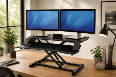Fellowes Corviso Workstation: Convert Any Desk to a Standing Desk
