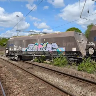 First Image of Derailed West Midlands Train as Delays Persist