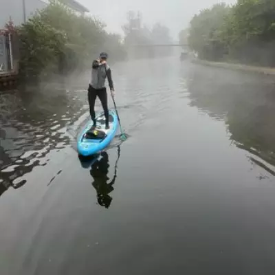 Man paddleboards 107 miles to Birmingham in memory of brother lost to suicide