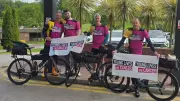 Anglesey dad cycles 1,000 miles for cancer charities after son's diagnosis