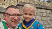 Brave Scout Rupert Honored for Commitment Despite Severe Illness