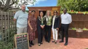 Byron House Care Home Opens Accessible Potting Shed with Mayor's Visit