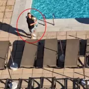 Dad's sunbed battle in Spain cheered by family from balcony goes viral
