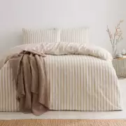Dunelm Adds Rhubarb Colour to Retro £15 Striped Bedding Set