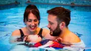 Family treks 100km from Richmond to Brighton for baby Raif's hospice