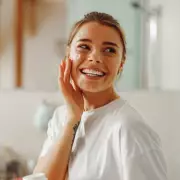 Medicube No Cast Just Glow Collagen Sunscreen SPF50 Leaves Skin Glowing