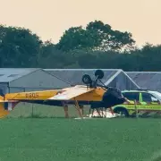 Plane Crash at Devon Aerodrome: Tiger Moth Lands Upside Down, Two Uninjured