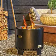 Smokeless Fire Pit for £63 Keeps Gardens Warm This Summer