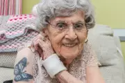 West Midlands Great-Gran, 99, Gets Third Tattoo in Memory of Late Husband