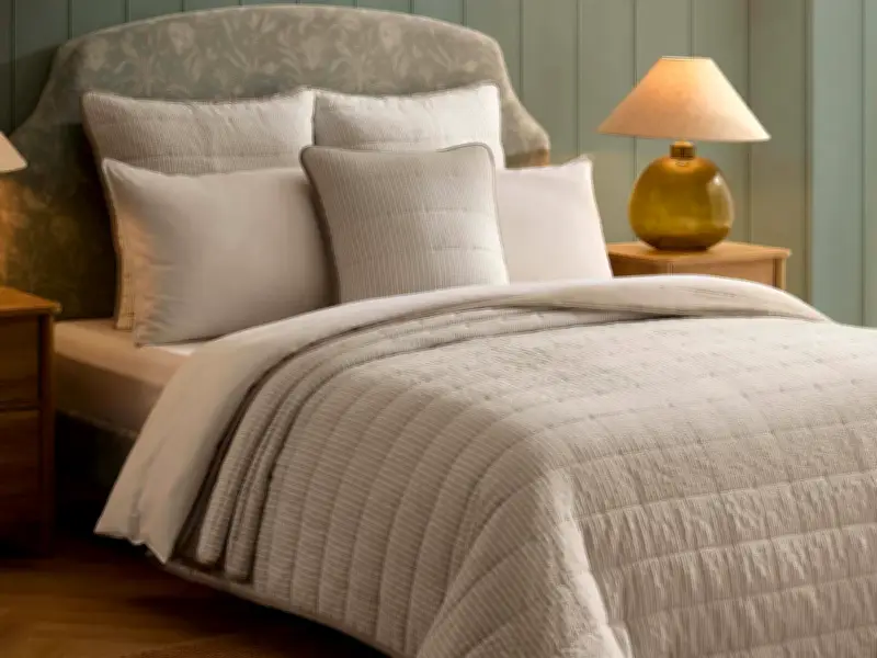 Dusk's 'Cottagecore' Albi Stripe Bedspread at £45 Praised by Shoppers