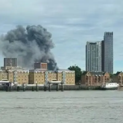 100 Firefighters Tackle Recycling Centre Blaze in Bermondsey, Trains Disrupted