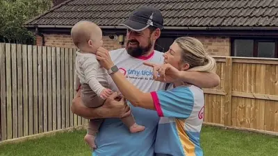 Carmarthen couple raises £3,200 for baby heart charity after half marathon