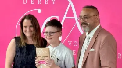 Derby Boy, 10, Wins Young Volunteer Award for Raising £2,000
