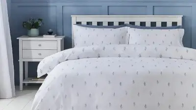 Dunelm Harper Stem Floral Duvet Set: Affordable Summer Bedding with Calming Design