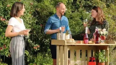 Dunelm's Folding Garden Bar Reduced by £25.80 for Summer Entertaining