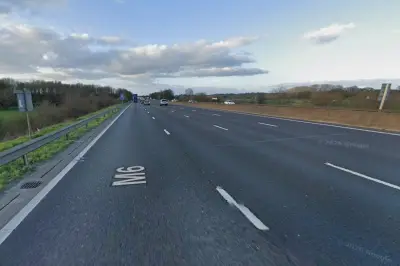 Early Morning Vehicle Fire Causes Disruption on M6 Near M5 Junction