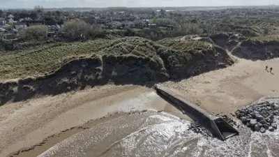 Emergency Rock Armour Works to Reduce Flood Risk and Coastal Erosion at Hightown Beach